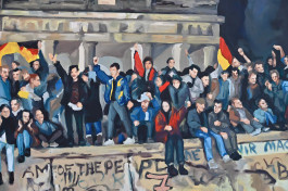 Nicholas Warburg „1945“ 260 x 360 cm Öl auf Leinwand, Künstlerrahmen