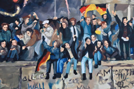 Nicholas Warburg „1945“ 260 x 360 cm Öl auf Leinwand, Künstlerrahmen