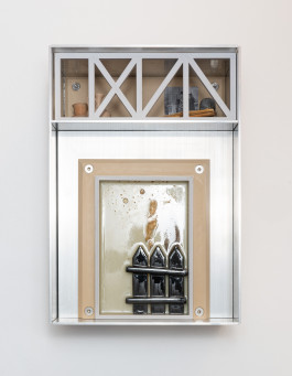 Wieland Schönfelder the returning bourgeois 3d Print, epoxy resin, leaf, hay 30 x 20 x 10 cm 