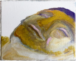 Lexia Hachtmann, 4:17 Uhr, Eitempera und Öl auf Leinwand, 16 x 20 cm