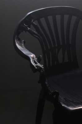 Emma Adler, STRG-Z (Gartenstuhl), 2024, 81 x 54 x 55 cm, Plastik