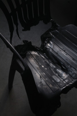 Emma Adler, STRG-Z (Gartenstuhl), 2024, 81 x 54 x 55 cm, Plastik