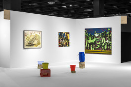Art Cologne, Ferdinand Dölberg, Helena Uambembe, photo Julian Blum 