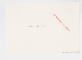 Olga Hohmann, BITTERSWEET HOLIDAYS, 2024, 20:60, Serie von 60 Unikaten 