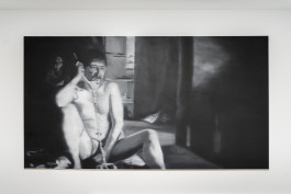 Nicholas Warburg DEUTSCHLAND IM HERBST 2021 65 x 120 cm Öl auf Leinwand 